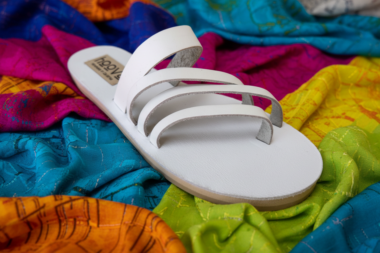 Hoova Ace White Sandal