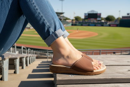 Betty Mid Brown Sandal