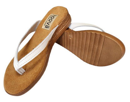 Clare White Sandal