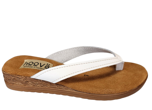 Clare White Sandal
