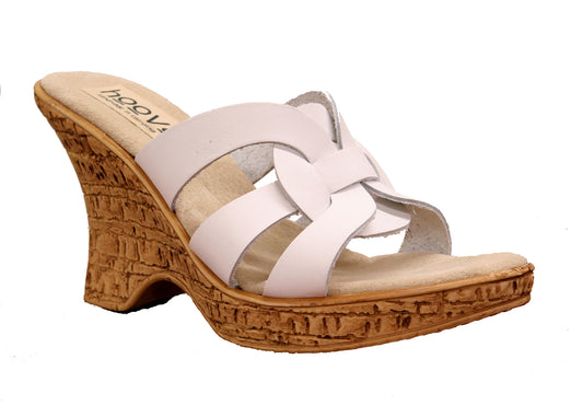 Eve White Sandal
