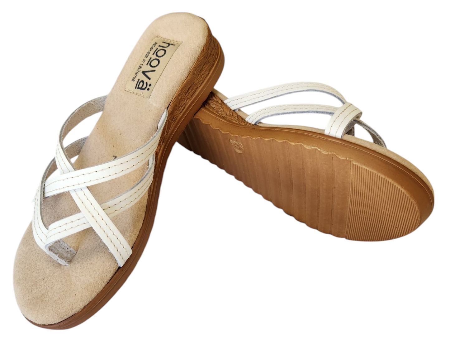 Heidi White Sandal
