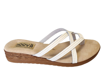 Heidi White Sandal