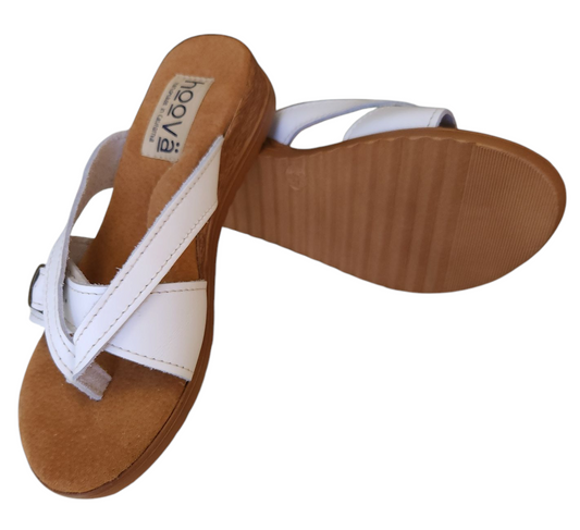 Phoebe White Sandal