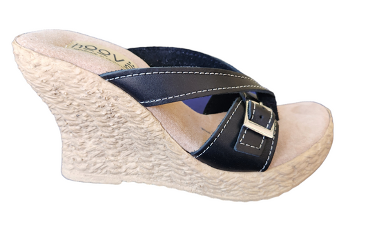 Lucky Black Sandal