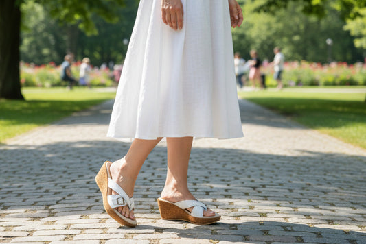 Posy White Sandal